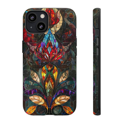 Art Deco Stained Glass floral Phone Case