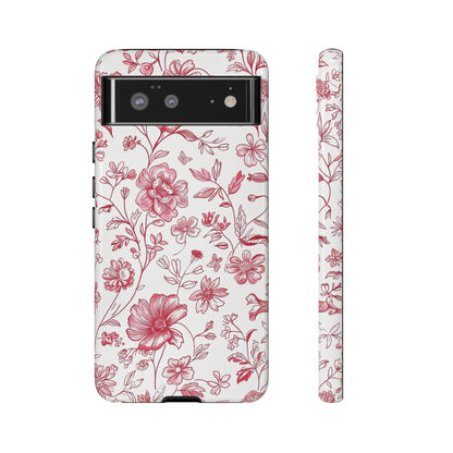 Pink Floral Wildflower Phone Case