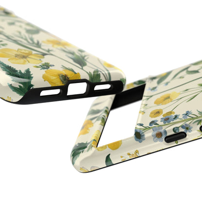 Floral Sage Yellow Wildflower Phone Case