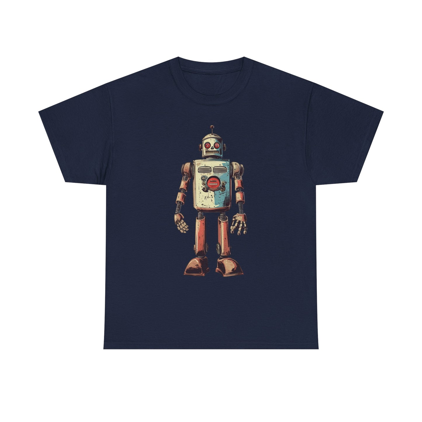 Retro Robot 60s Sci Fi T Shirt Vintage Future Gen X Nerd Tee
