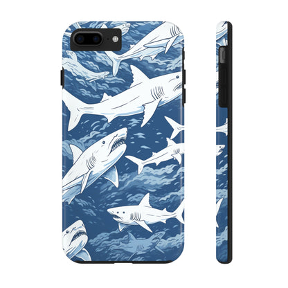 Shark Design: Dive into the Depths with an Aquatic Adventure iPhone Case