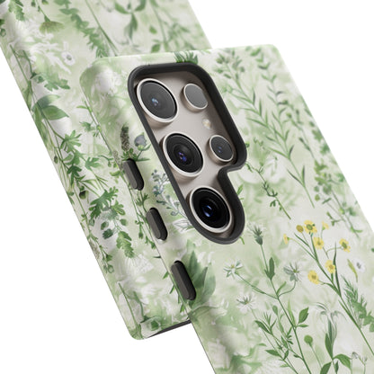 Floral Sage Green Wildflower Phone Case