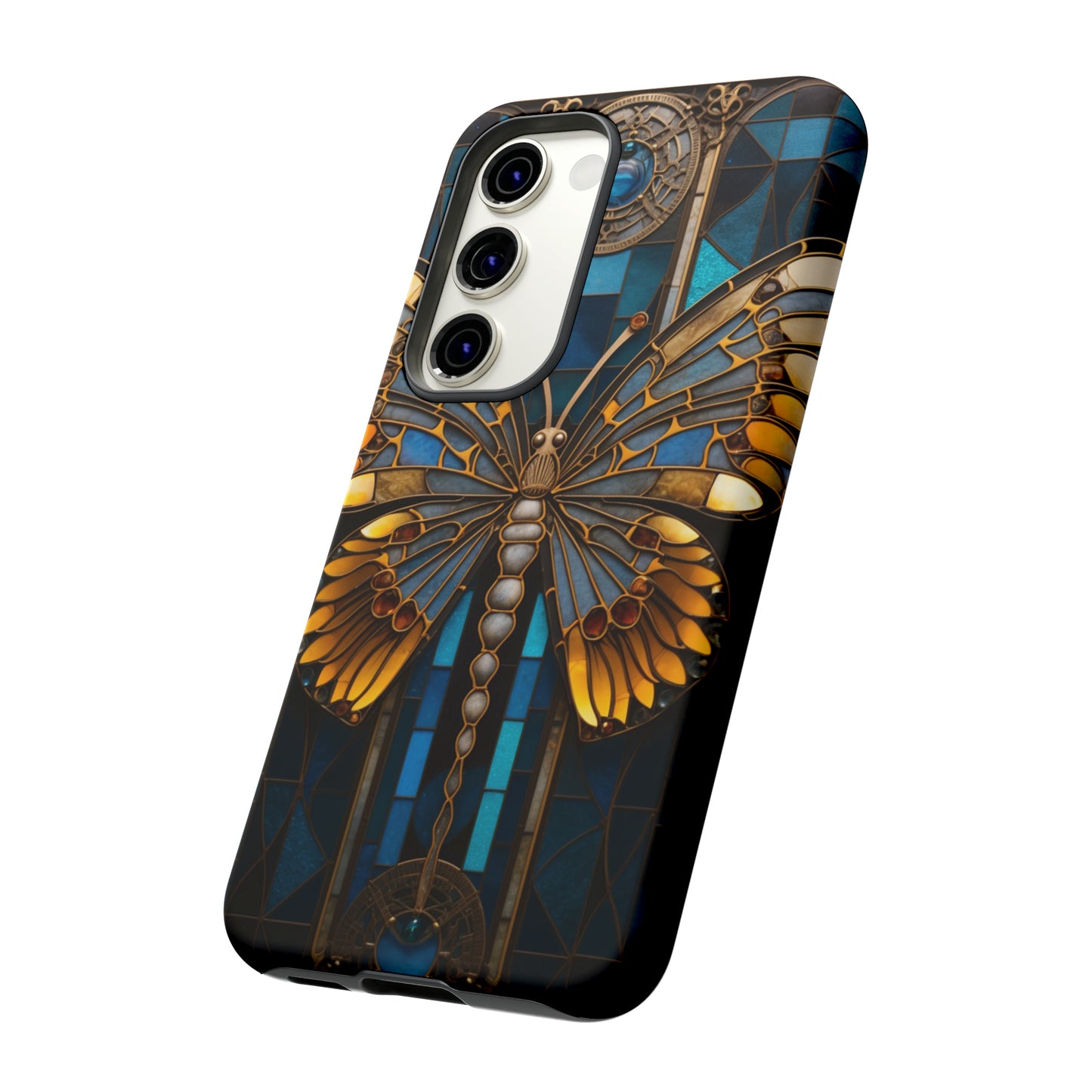 Stained Glass iPhone Butterfly Floral Aesthetic Art Nouveau