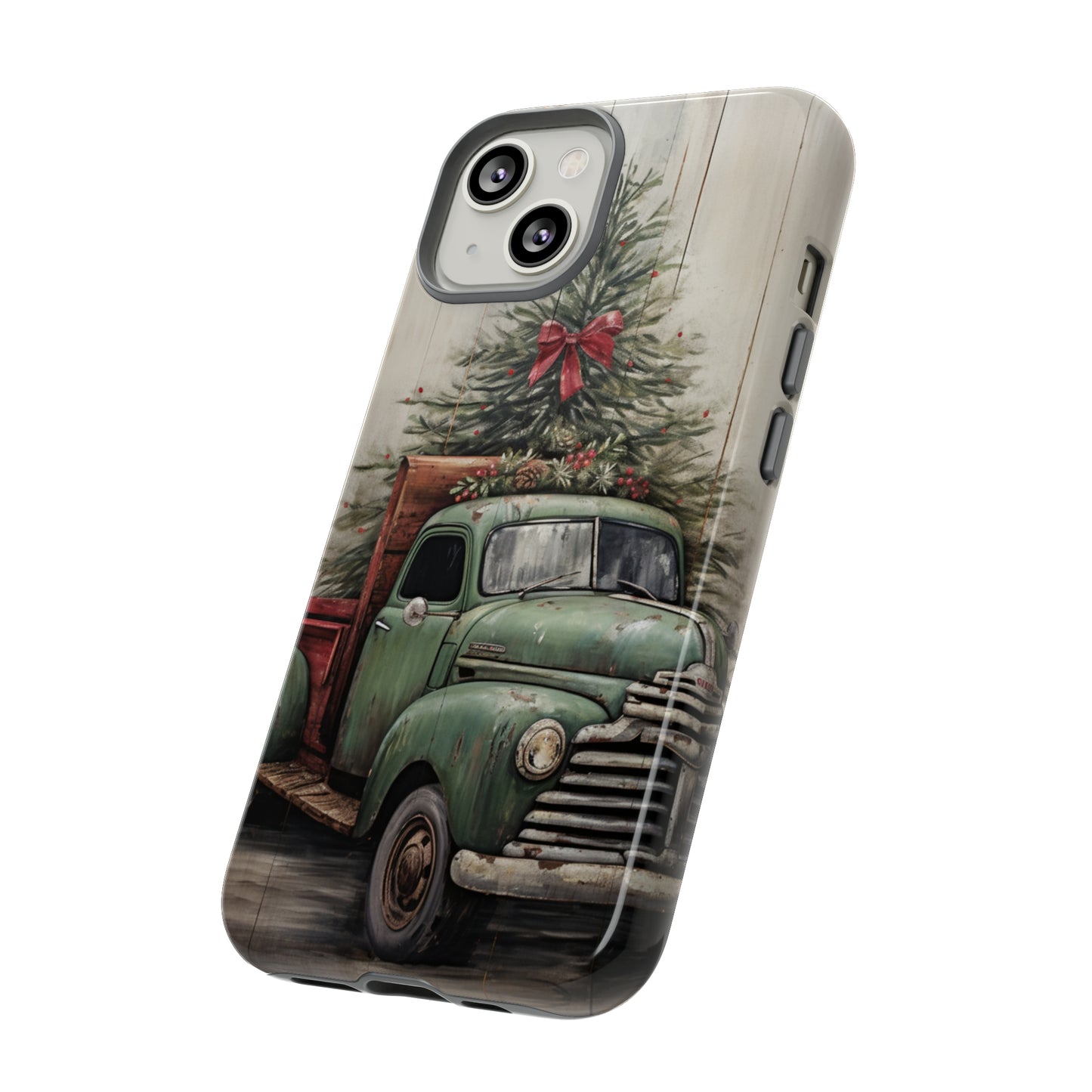 Christmas Pickup Truck Phone Case for iPhone