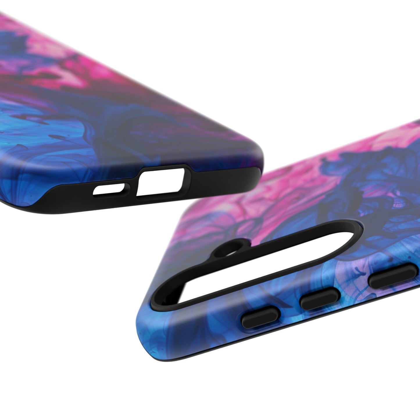 Magenta and Blue Color Explosion Phone Case