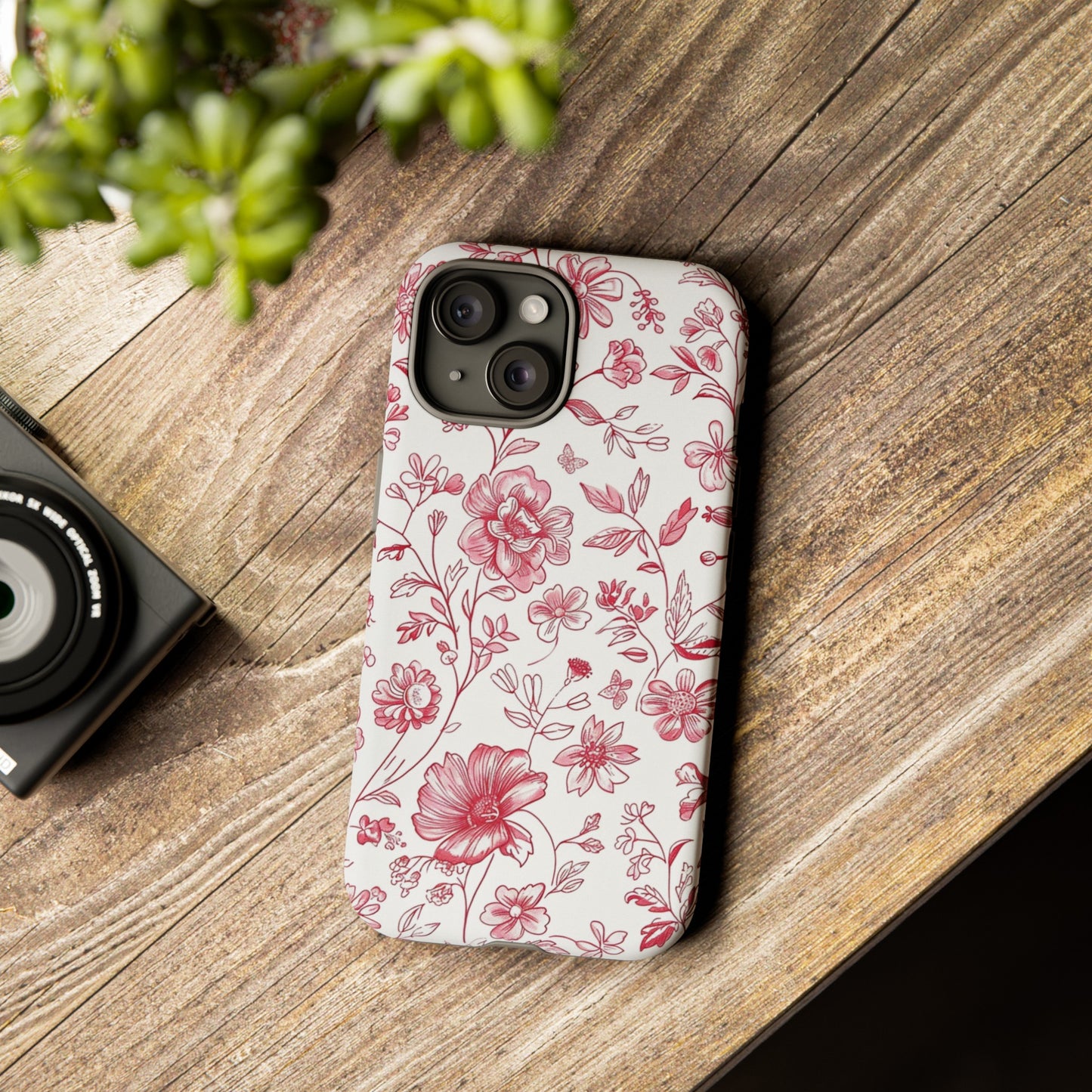 Pink Floral Wildflower Phone Case