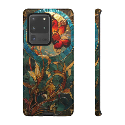 Art Nouveau Floral Full Moon Phone Case