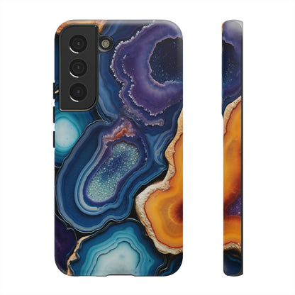 Agate Slice Geode Elegance: Natural Beauty Phone Case