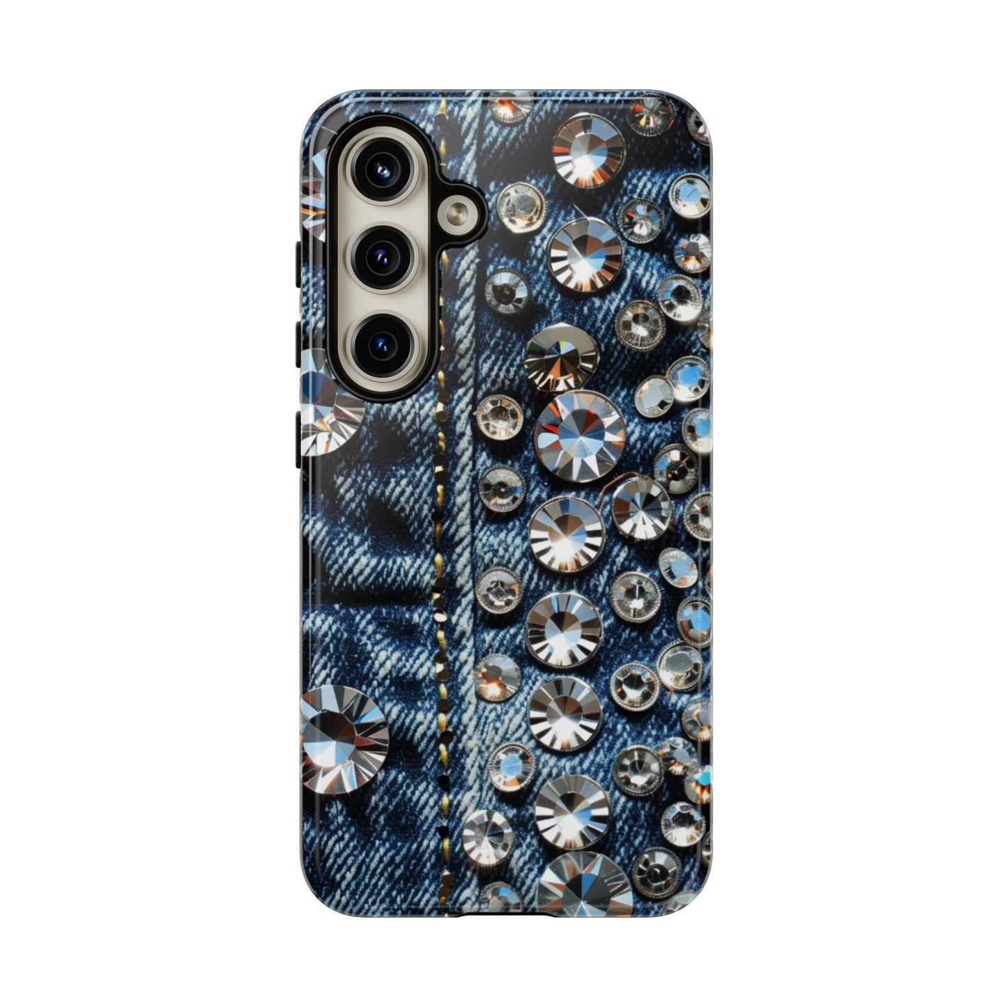 Blue Jean Queen Rhinestone Bling Phone Case