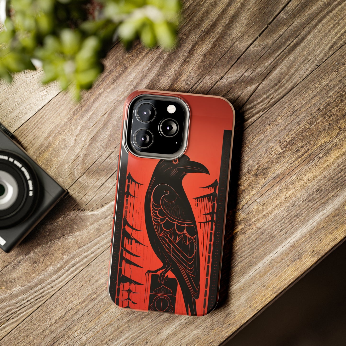 Mystic Totem: Northwest Native American Tribal Raven | Cultural Heritage iPhone Case