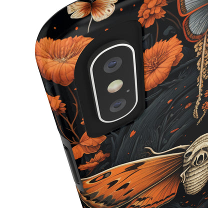 Eerie Elegance: Halloween Goth Moth Apple Phone Case | Dark Enchantment iPhone Case