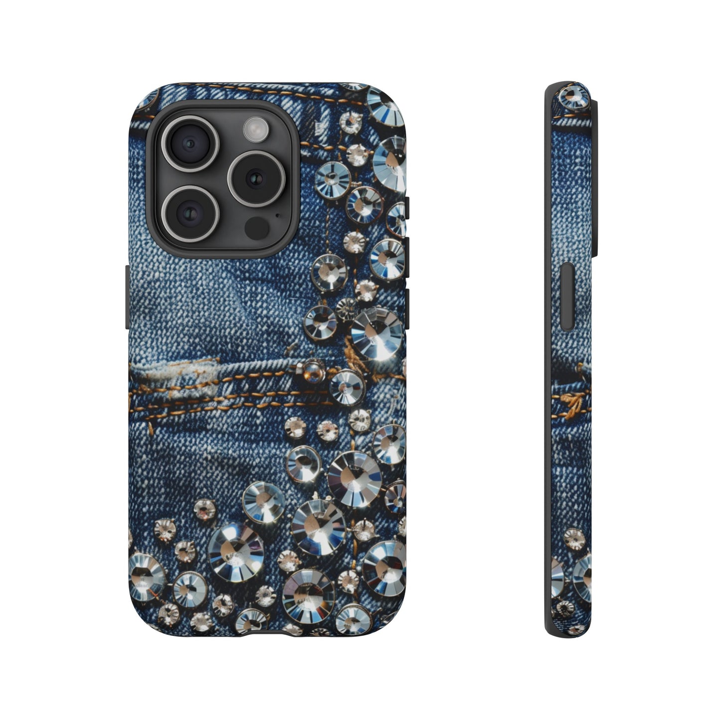 Blue Jean Queen Rhinestone Bling Phone Case