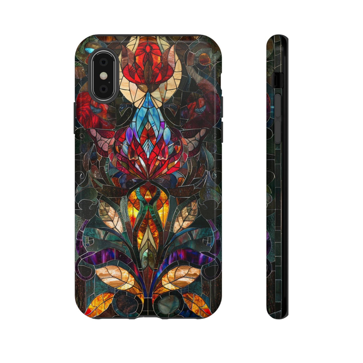 Art Deco Stained Glass floral Phone Case