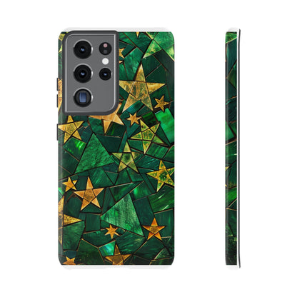 Green Celestial Stained Glass Mosaic Phone Case