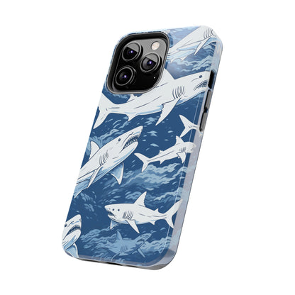 Shark Design: Dive into the Depths with an Aquatic Adventure iPhone Case