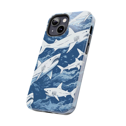 Shark Design: Dive into the Depths with an Aquatic Adventure iPhone Case