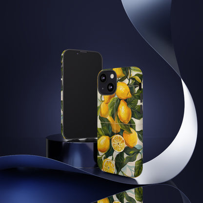 Mediterranean Lemon Italian Tile iPhone 14 Case