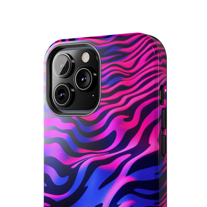 Wild Illusion: Trippy Tiger Stripes Mystique | Dynamic iPhone Case