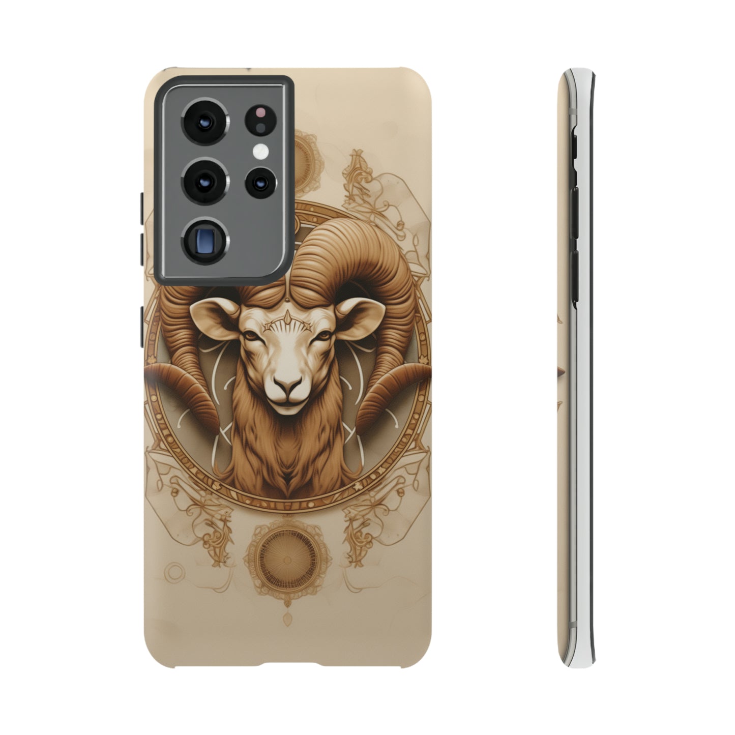 Aries Astrology Stained Glass Phone Case