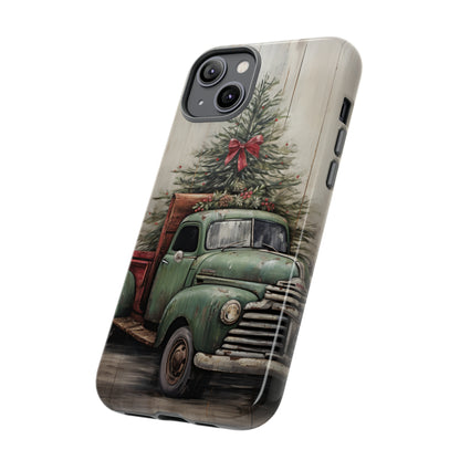 Christmas Pickup Truck Phone Case for iPhone