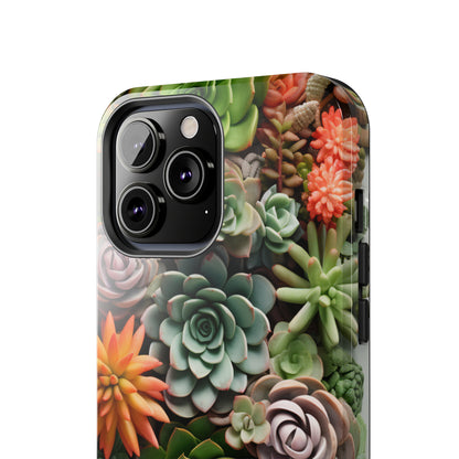 Succulent Desert Cactus Floral iPhone Case | Embrace the Beauty of Arid Elegance