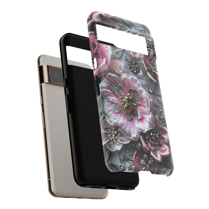 Coquette Aesthetic Floral Art iPhone 15 Case