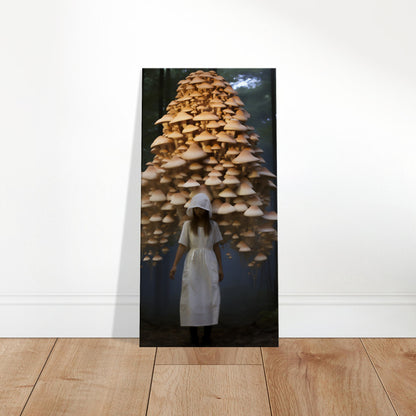 Psychedelic Wall Decor - Surrealist Mushroom Lady