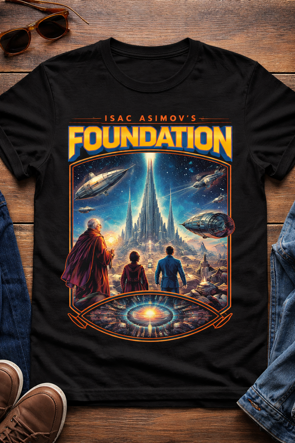 Foundation Sci Fi Shirt Psychohistory Galactic Empire