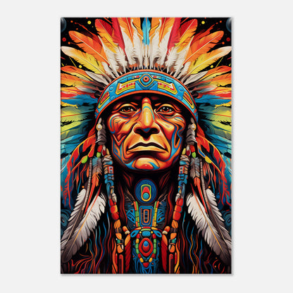 The Spirit Guide Psychedelic Art Canvas: Embark on a Transcendent Journey