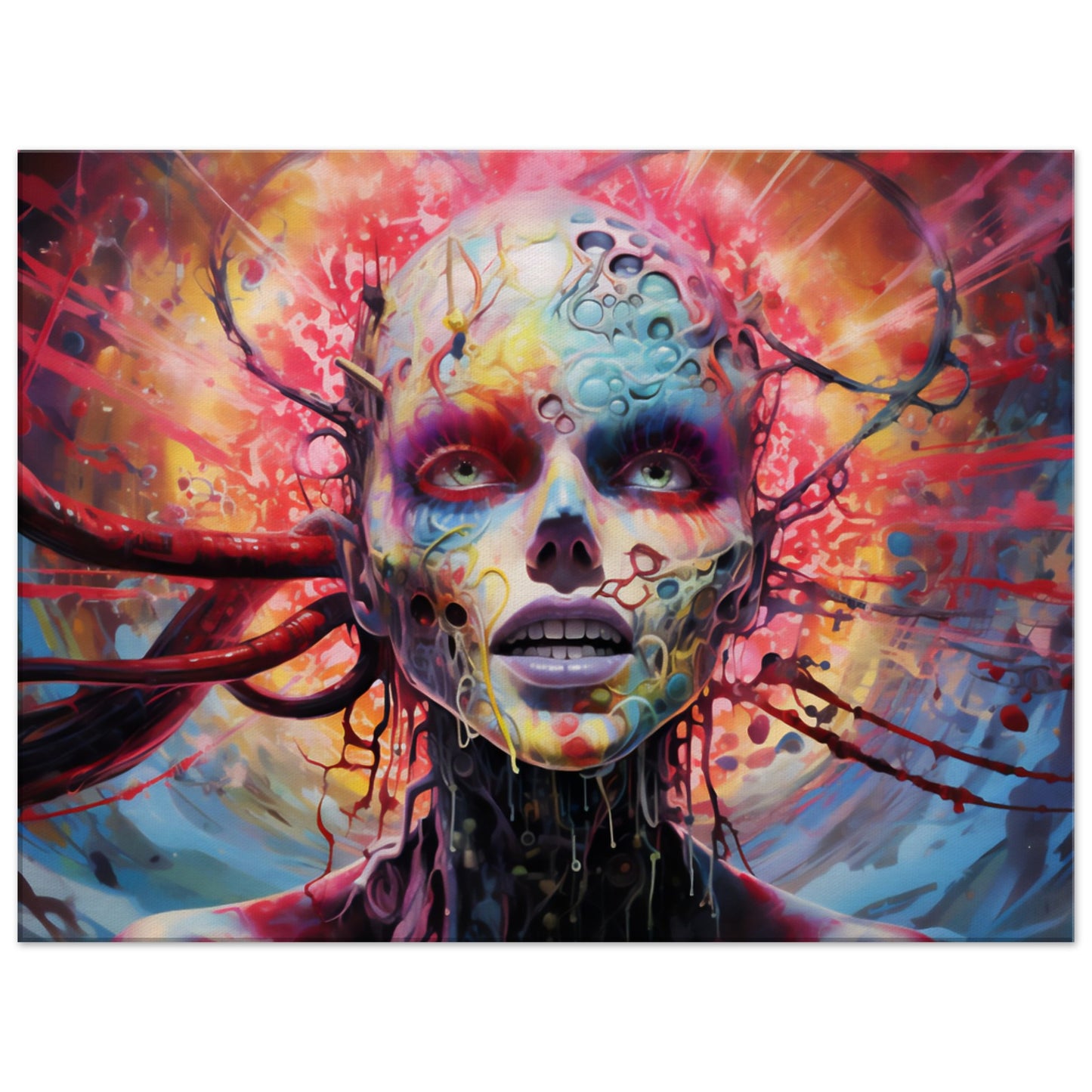 Singularity is Near: Psychedelic Art Print