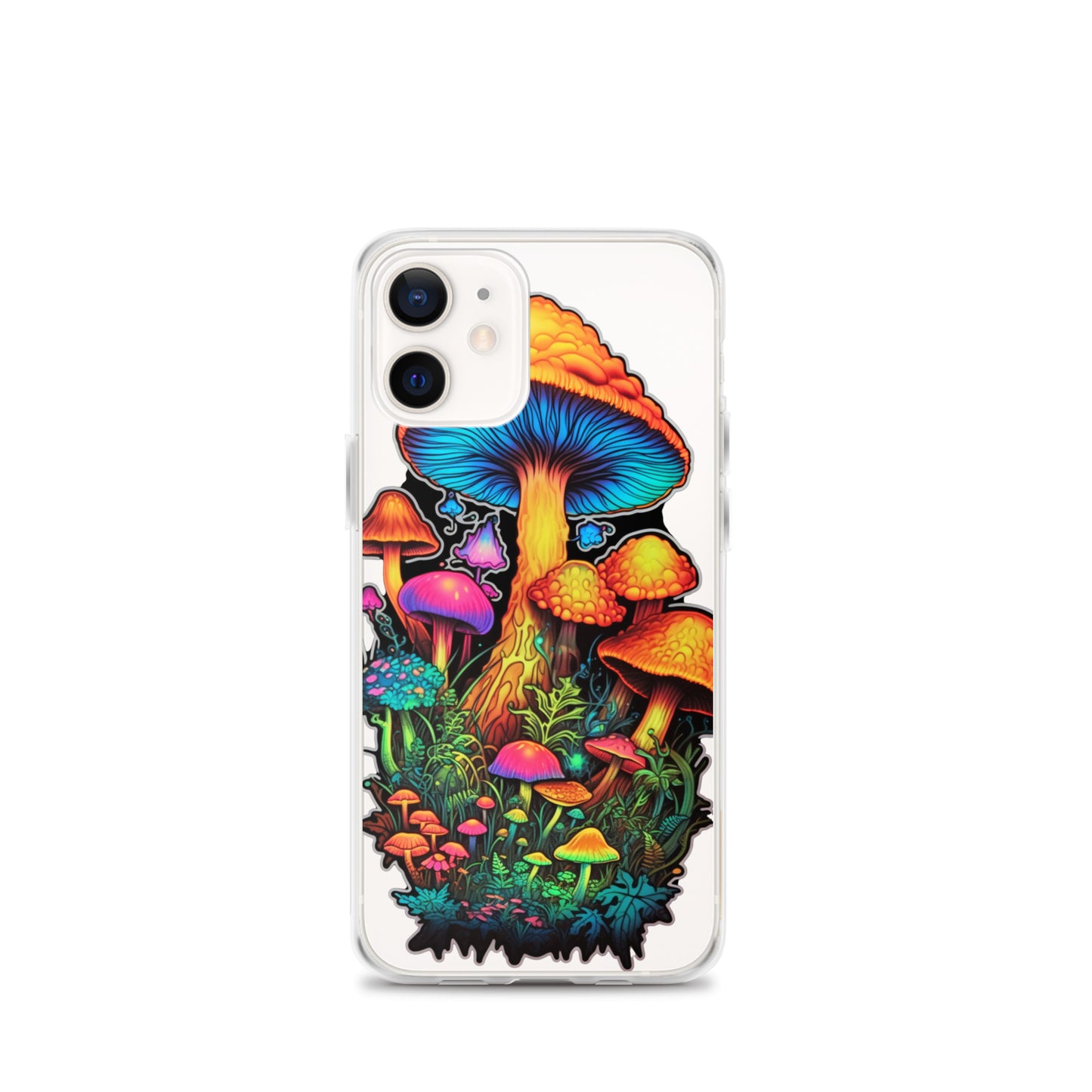 Enchanted Journey: Psychedelic Magic Mushroom Trip | Clear iPhone Case