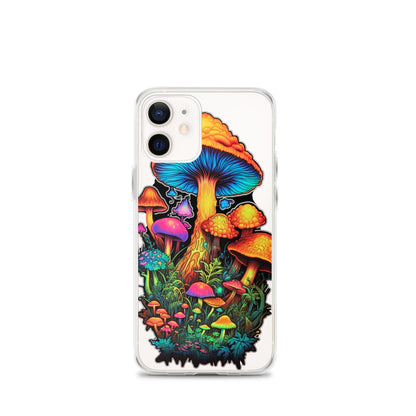 Enchanted Journey: Psychedelic Magic Mushroom Trip | Clear iPhone Case