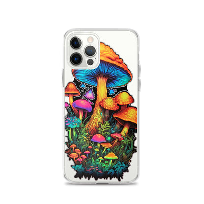 Enchanted Journey: Psychedelic Magic Mushroom Trip | Clear iPhone Case