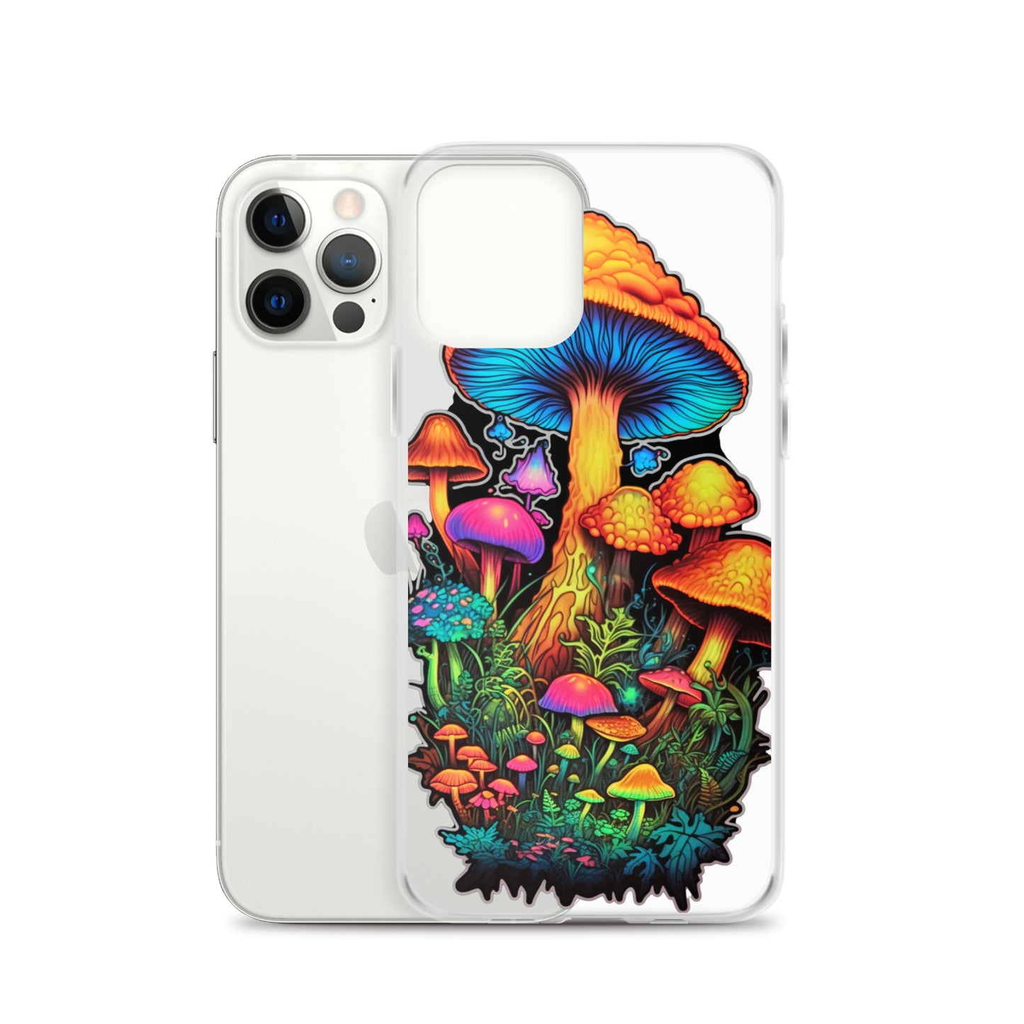 Enchanted Journey: Psychedelic Magic Mushroom Trip | Clear iPhone Case