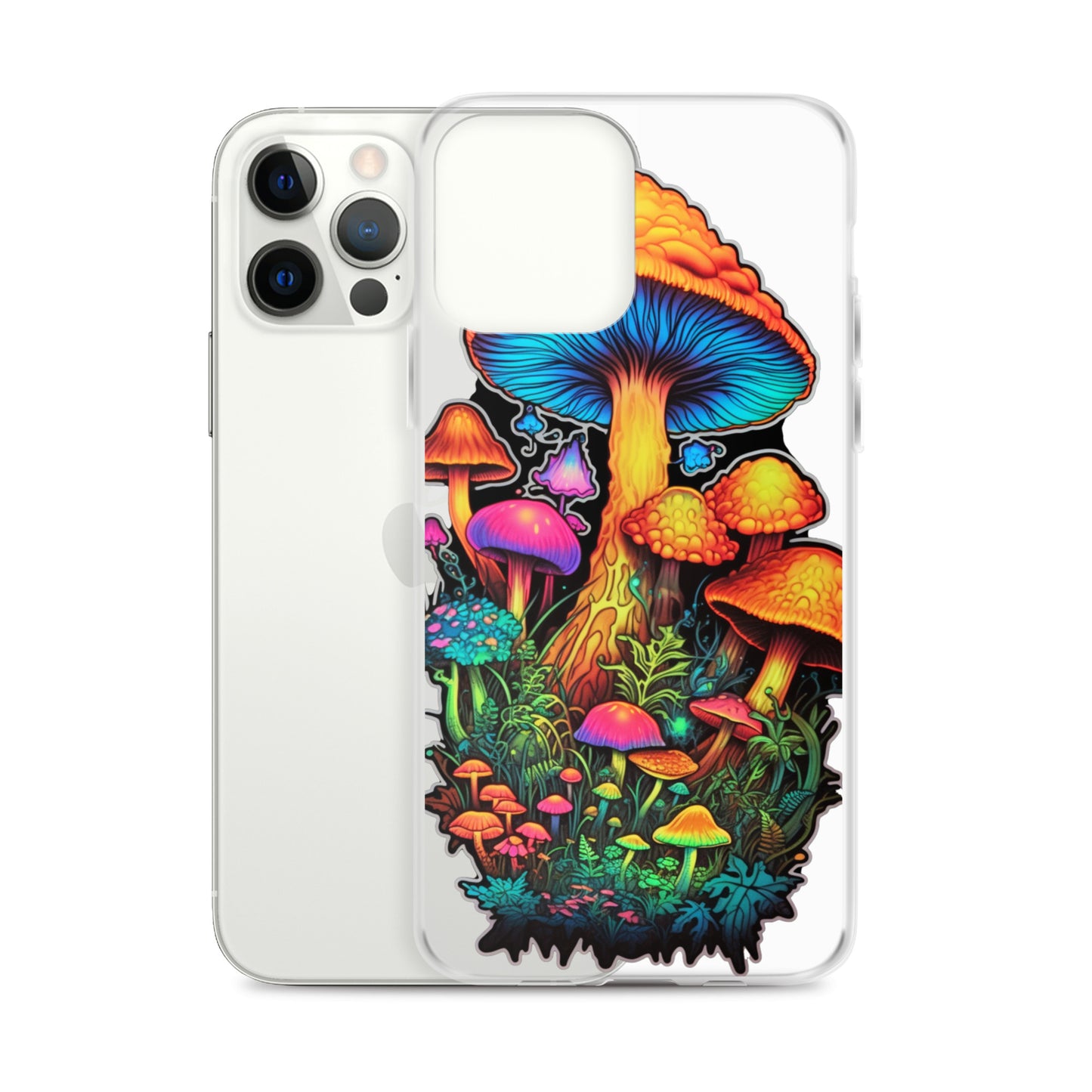 Enchanted Journey: Psychedelic Magic Mushroom Trip | Clear iPhone Case