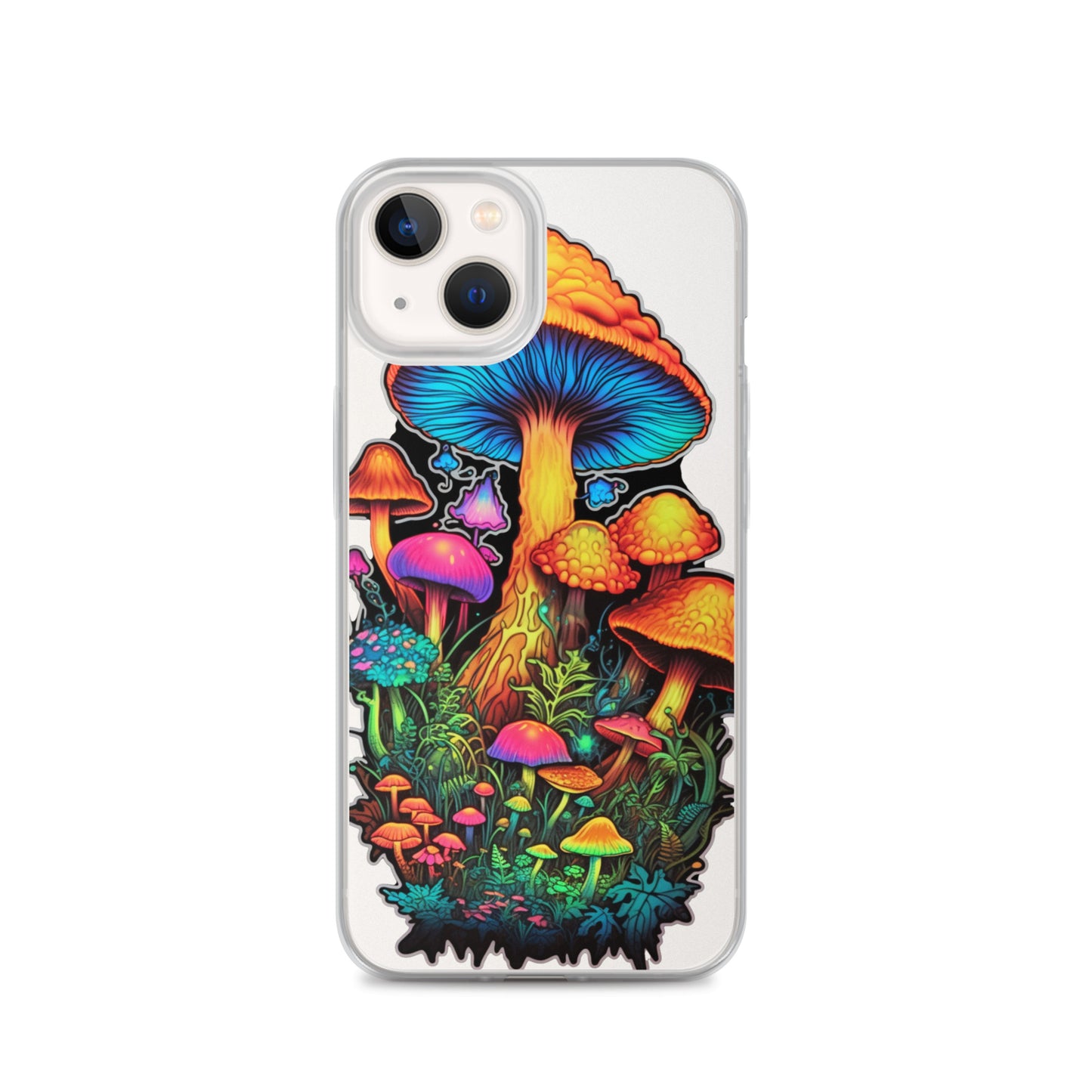 Enchanted Journey: Psychedelic Magic Mushroom Trip | Clear iPhone Case