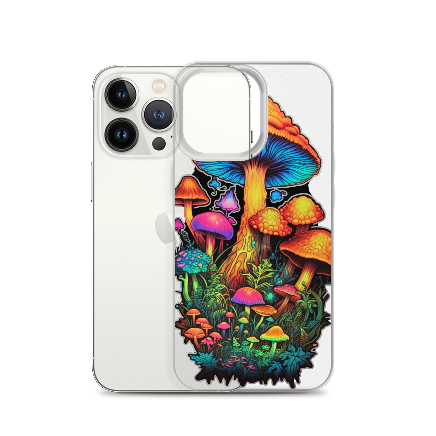 Enchanted Journey: Psychedelic Magic Mushroom Trip | Clear iPhone Case