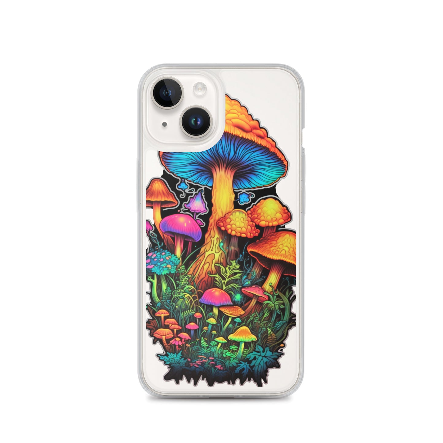 Enchanted Journey: Psychedelic Magic Mushroom Trip | Clear iPhone Case