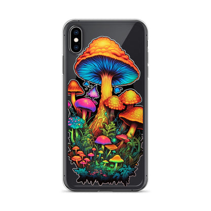 Enchanted Journey: Psychedelic Magic Mushroom Trip | Clear iPhone Case