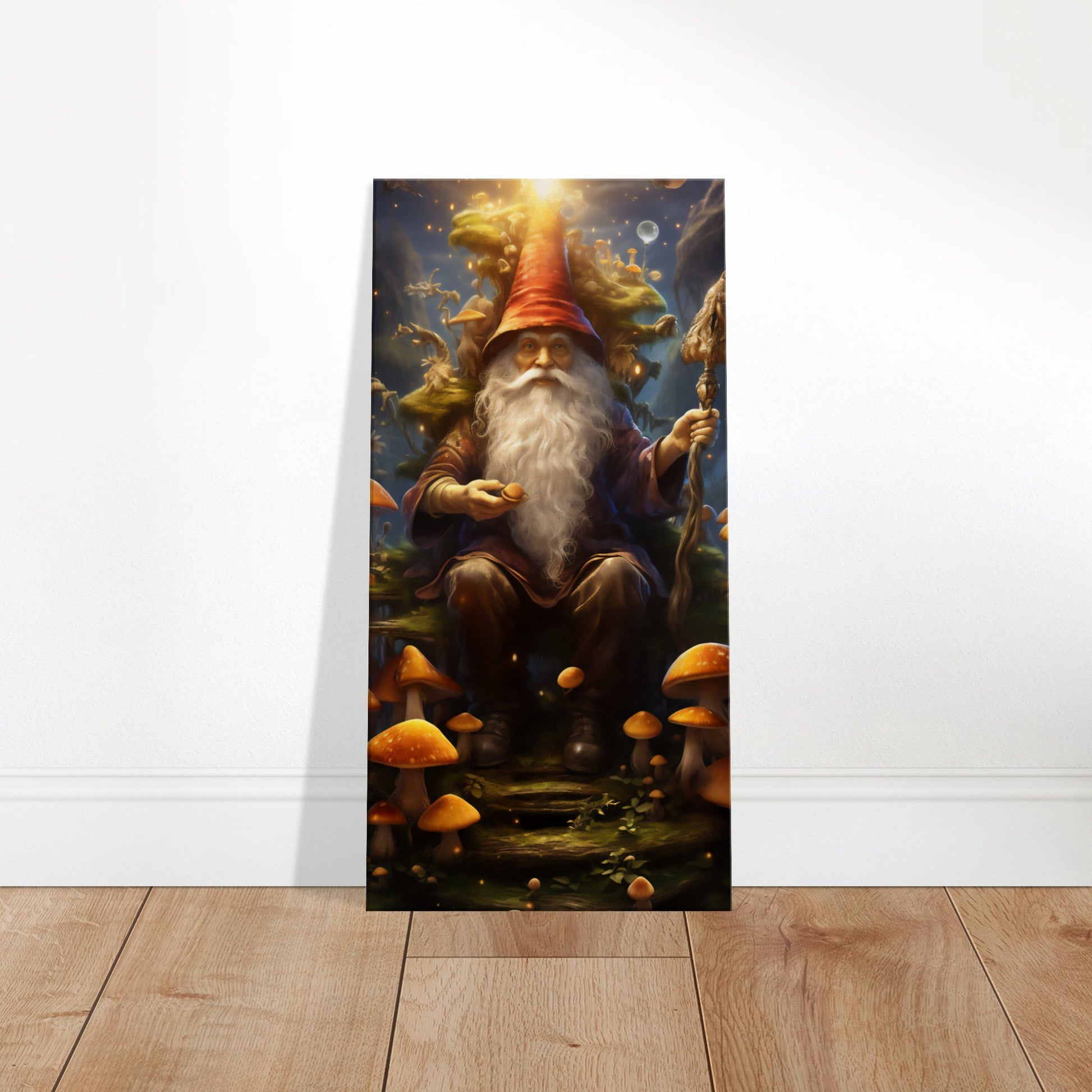 Psychedelic Wizard Canvas Wall Decor