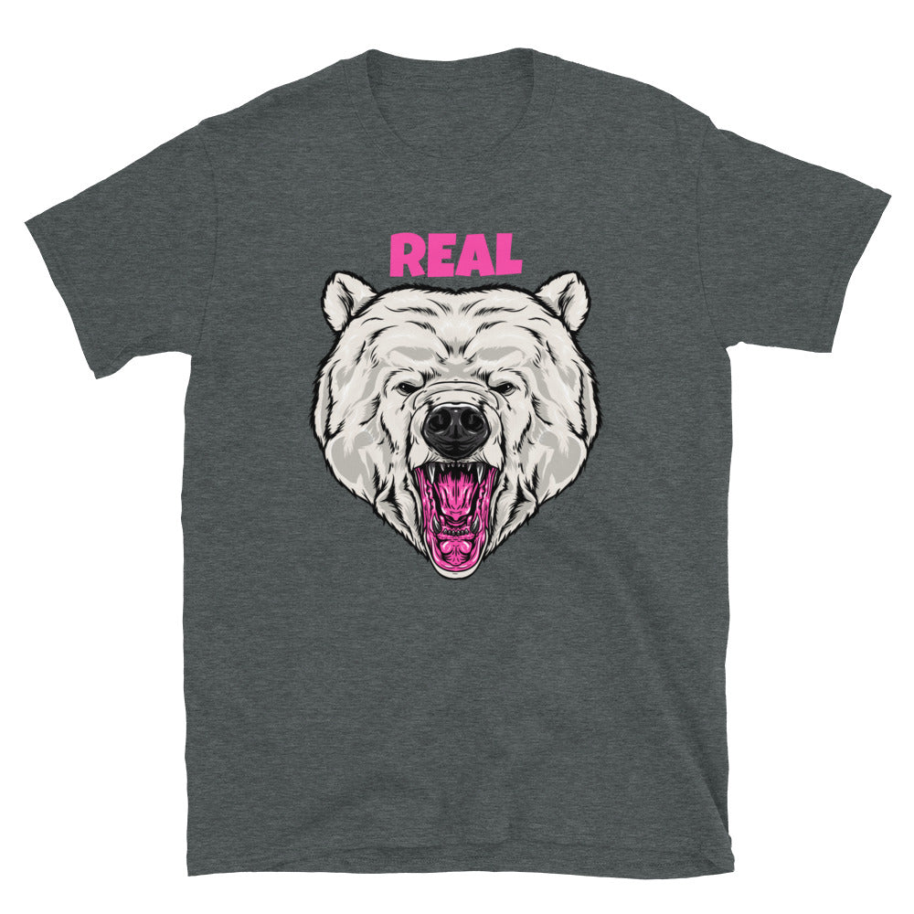 Roaring Style: Real Bear T-Shirt for Wildlife Festival Party Enthusiasts