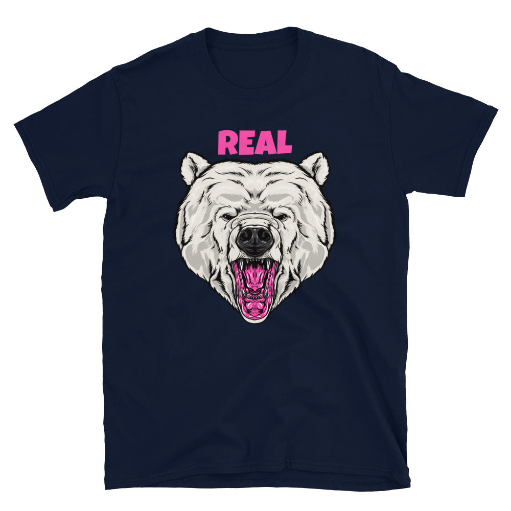 Roaring Style: Real Bear T-Shirt for Wildlife Festival Party Enthusiasts