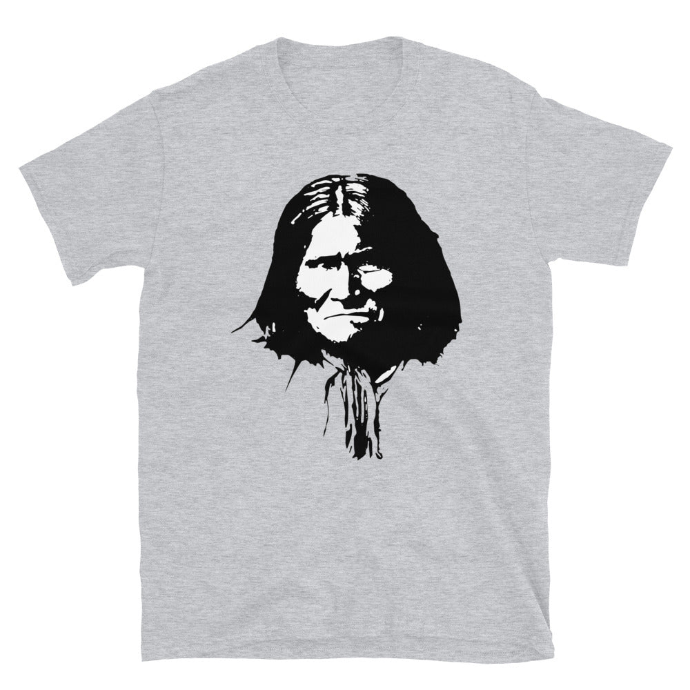 Geronimo Inspired Tee - Unisex Historical Legend T-Shirt, Iconic Native American Leader Design