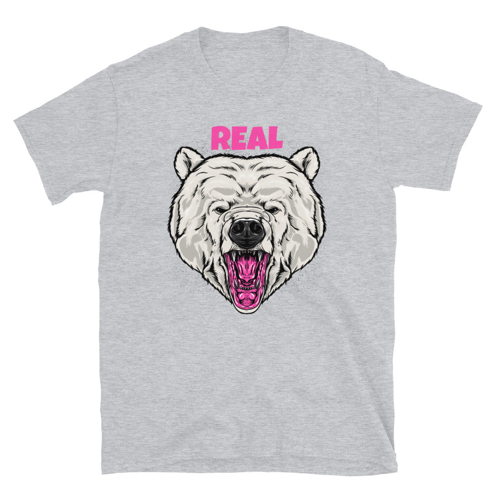 Roaring Style: Real Bear T-Shirt for Wildlife Festival Party Enthusiasts