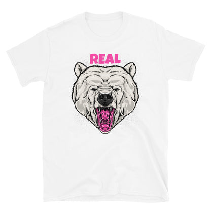 Roaring Style: Real Bear T-Shirt for Wildlife Festival Party Enthusiasts