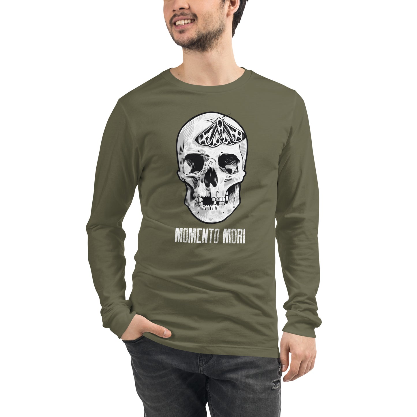 Ethical unisex shirt with life contemplation theme
