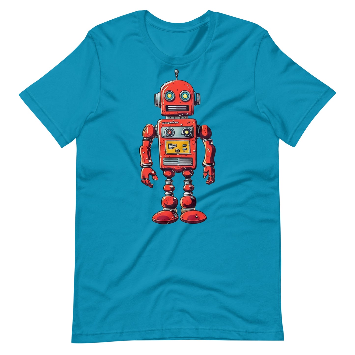 Retro Robot Revival T-Shirt - Embrace Vintage Nostalgia