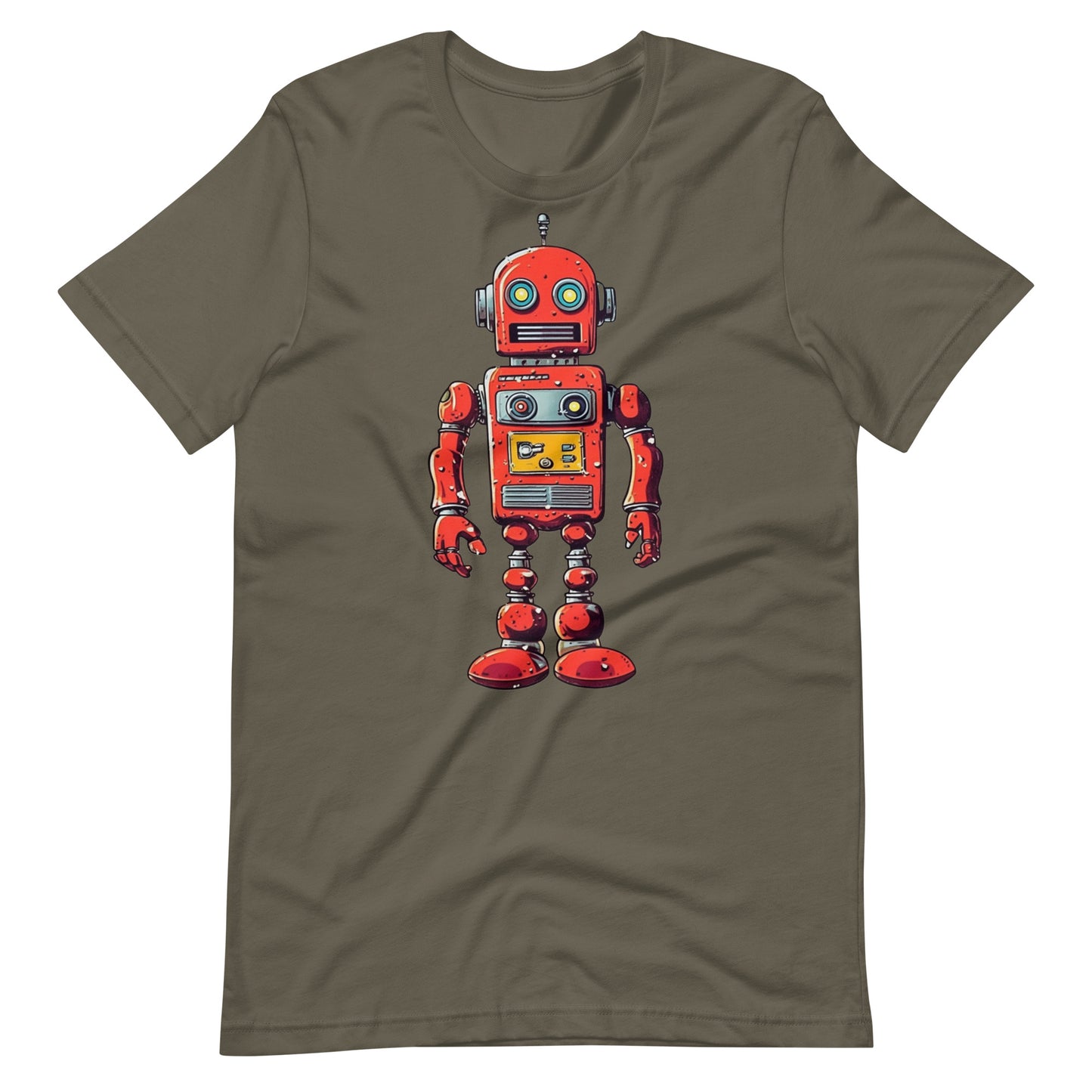 Retro Robot Revival T-Shirt - Embrace Vintage Nostalgia