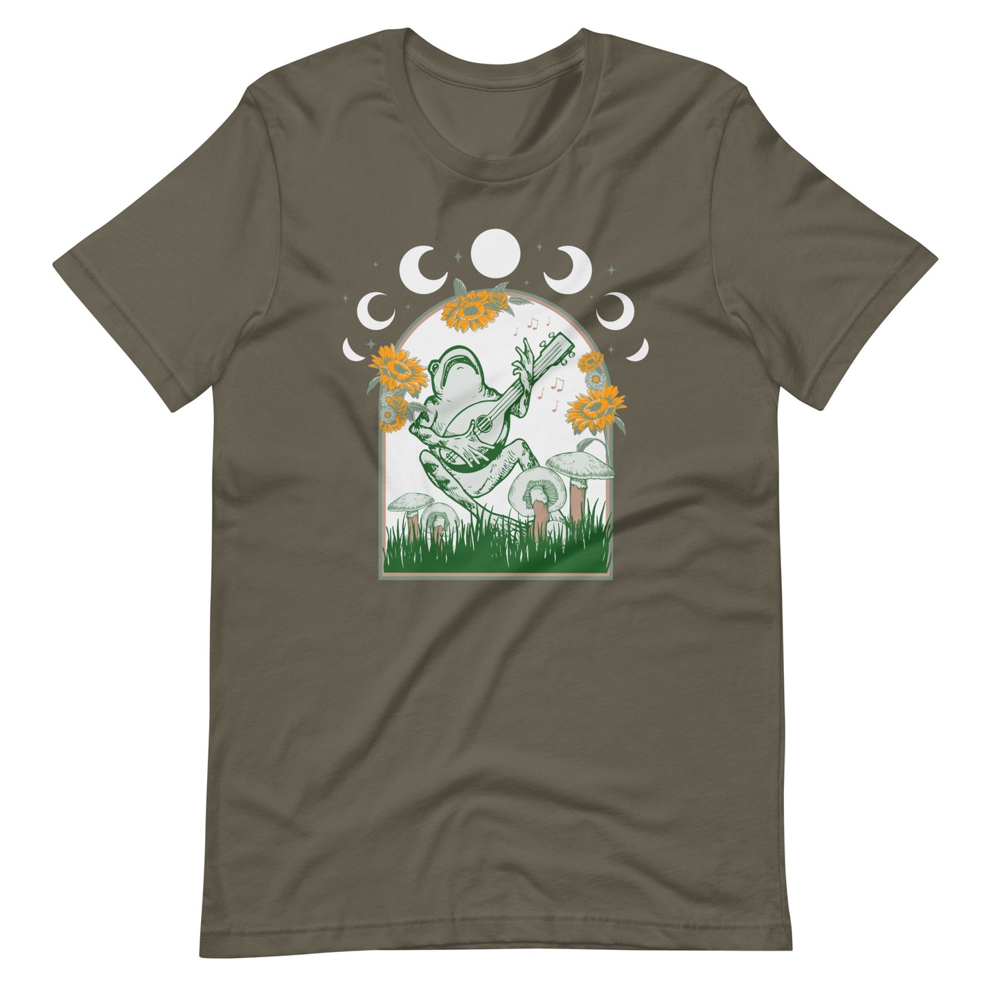 Psychedelic Magic Mushroom Frog T-Shirt