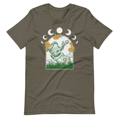 Psychedelic Magic Mushroom Frog T-Shirt